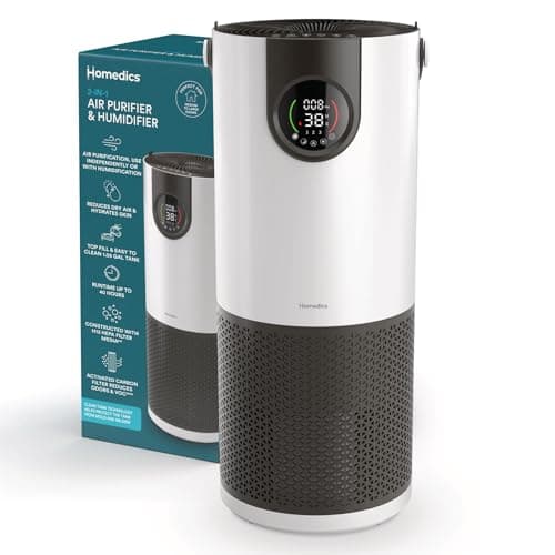 Homedics 2-in-1 Air Purifier and Evaporative Humidifier