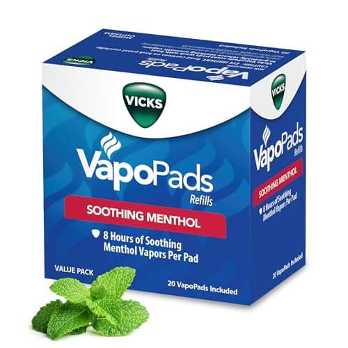 Vicks VapoPads Original Menthol, 20-pack